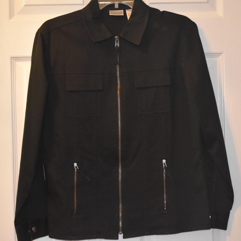 Chico's Black Jacket - Size 0